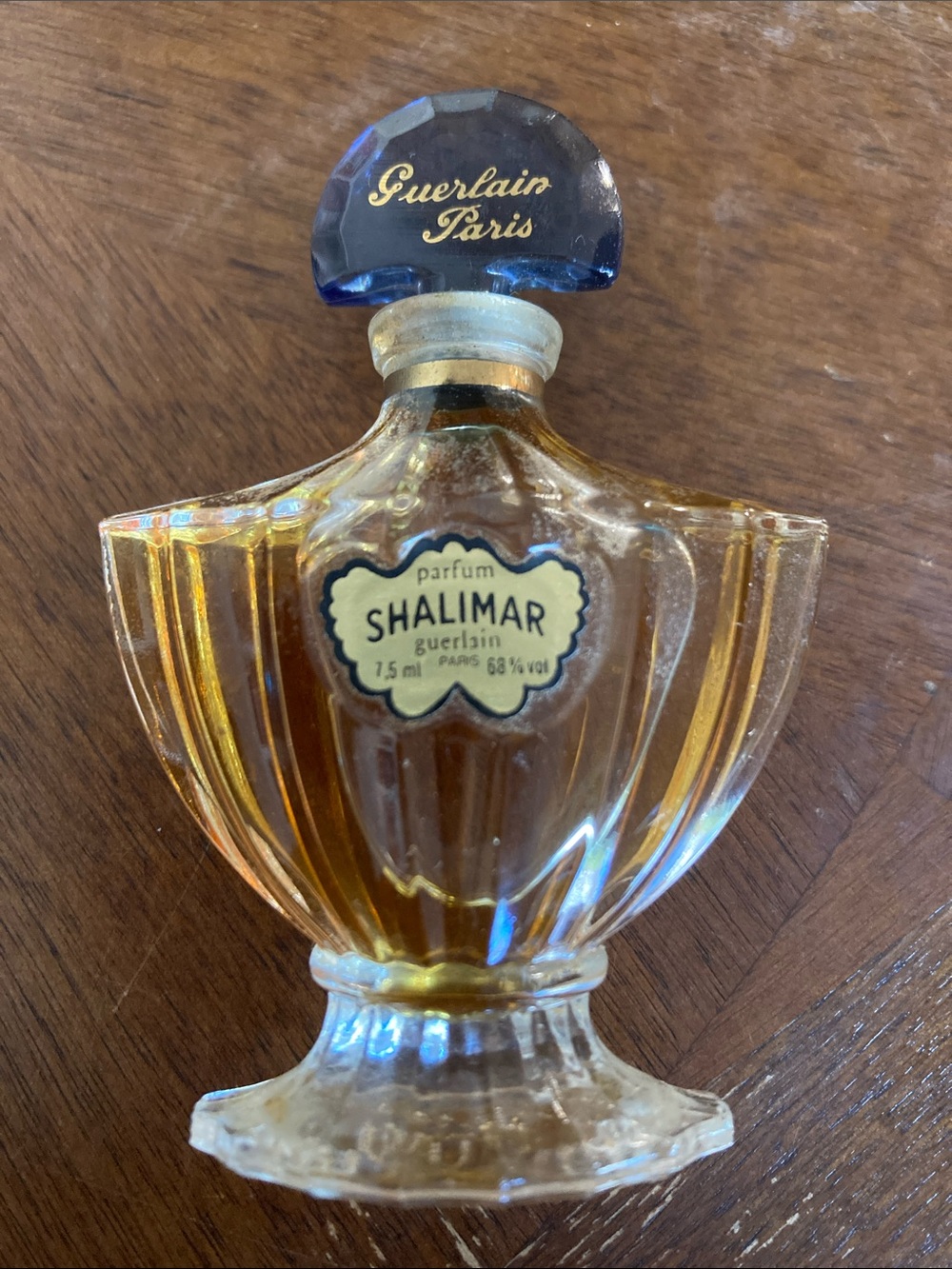 GUERLAIN Shalimar Mini  Bottle - Amber & Deep Blue